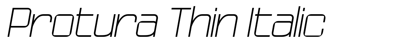 Protura Thin Italic